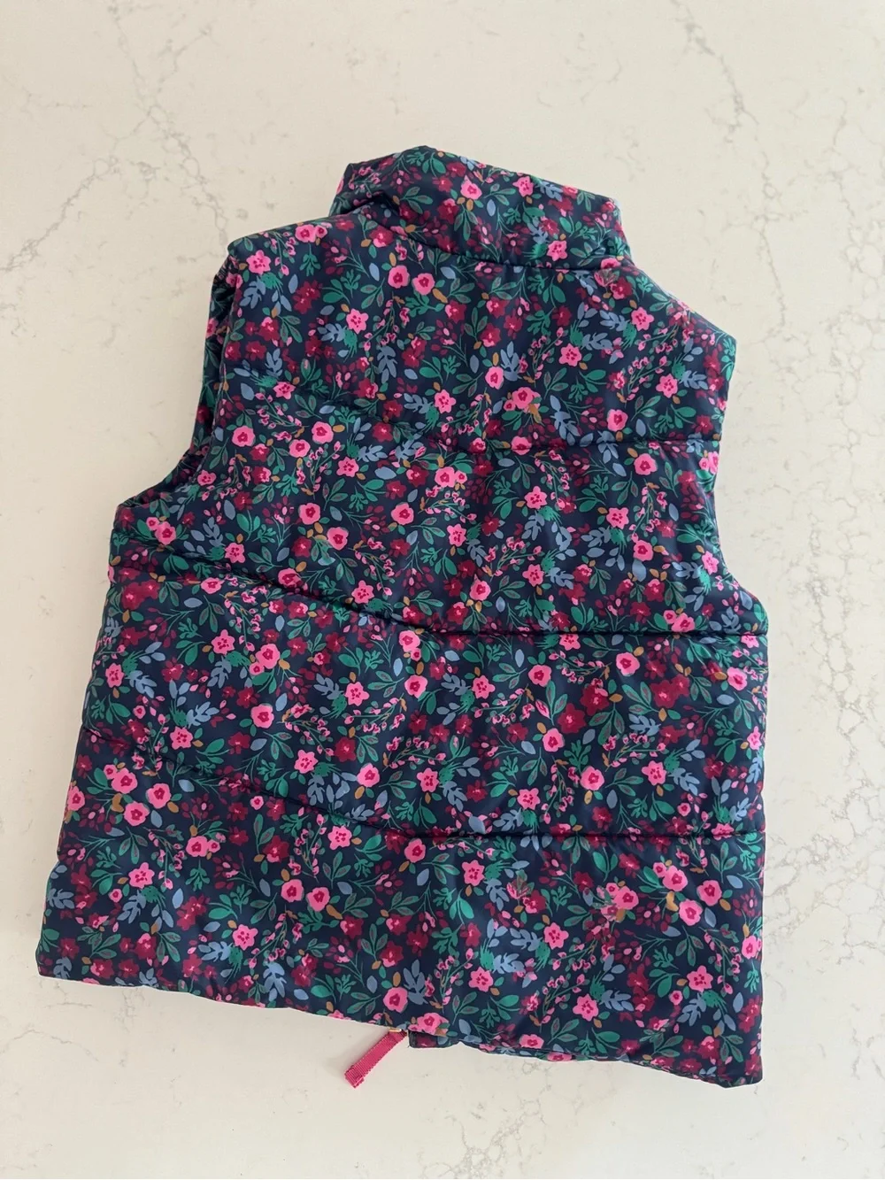 Crewcuts Kids Floral Puffer Vest